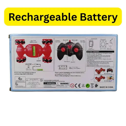Watch Operated Stunt Racing Car Rechargeable Battery