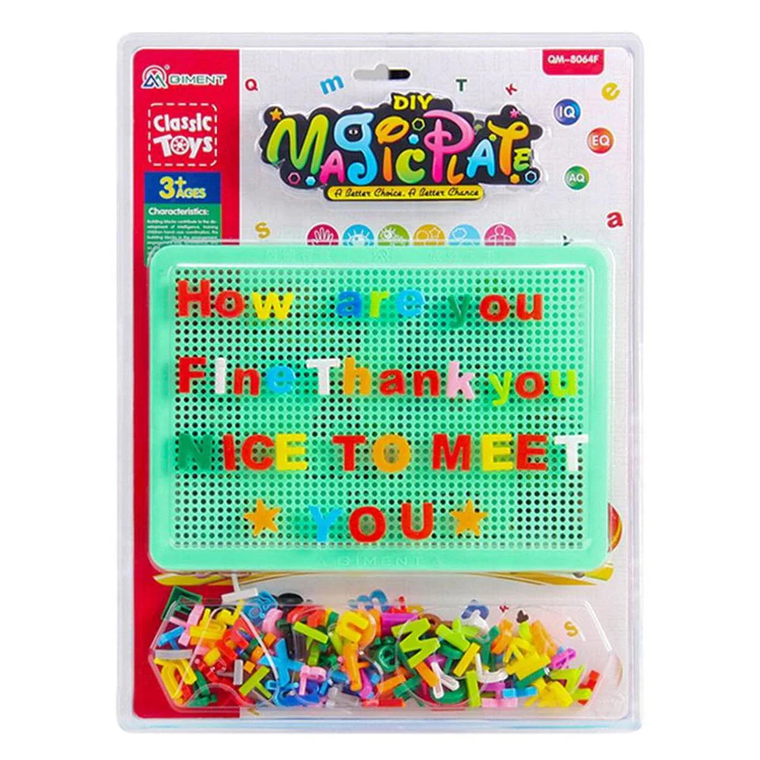 Alphabet ABC Words Peg Pegboard