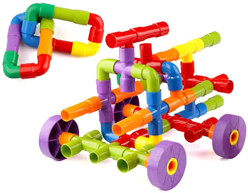 Kids Pipe Building Blocks | Pipe Building Blocks for Kids | Hellobaby.Toys