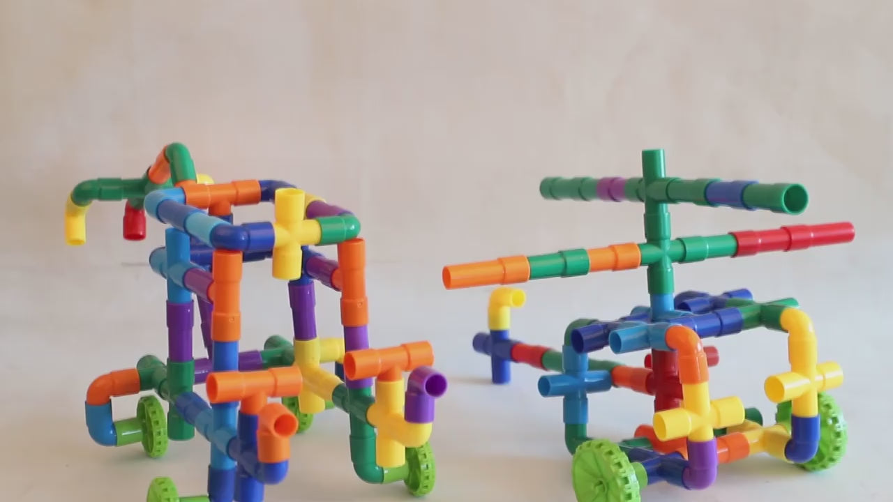 Kids Pipe Building Blocks | Pipe Building Blocks for Kids | Hellobaby.Toys